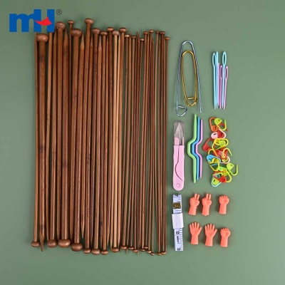Pointed Bamboo Knitting Needles Kit