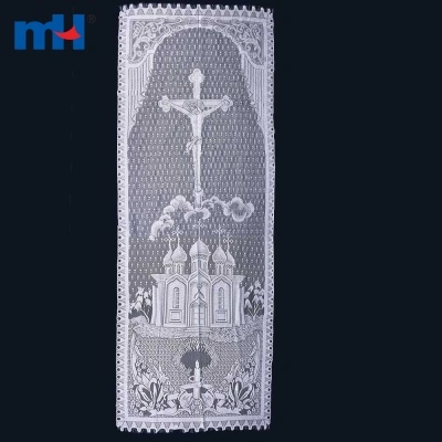 Embroidery Tulle Lace Cover for Coffin