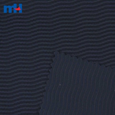 PBT Jacquard Wave Stripes Fabric