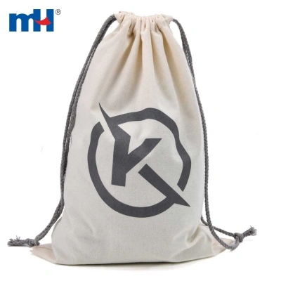 Polyester Cotton Drawstring Tote Bag