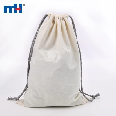 Polyester Cotton Drawstring Tote Bag