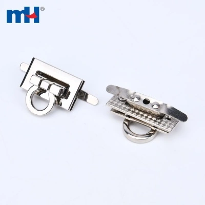 Metal Rectangle Twist Lock Clasp