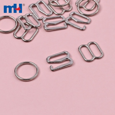 8mm Metal Bra Ring and Sliders