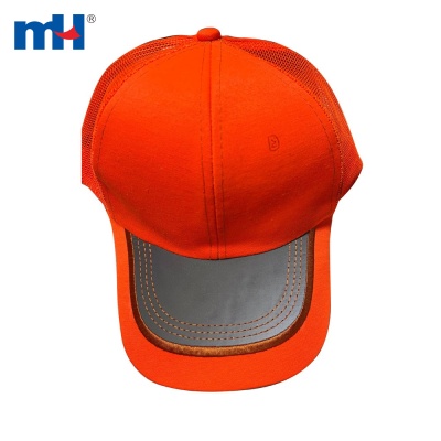 Polyester Mesh Hat With Reflective Tapes