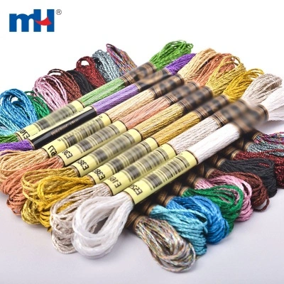 Metallic Embroidery Floss 8m*12strands