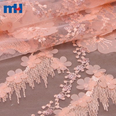 African Sequins Tulle Lace