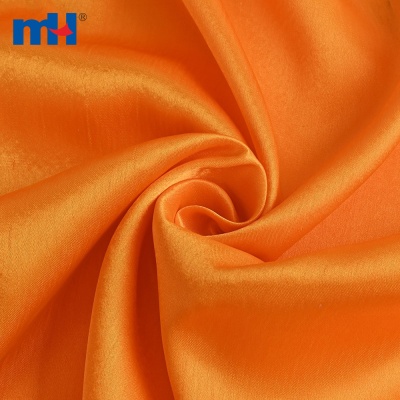 75D*150D 100% Polyester Twisted Satin Slub Fabric