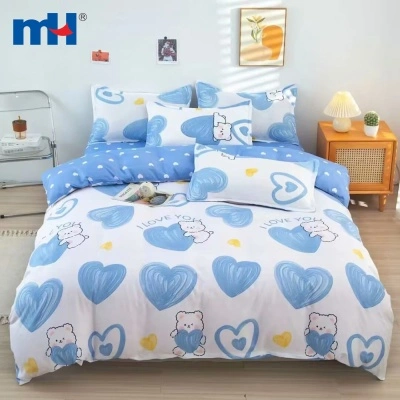 100% Polyester Four-Piece Bedding Set