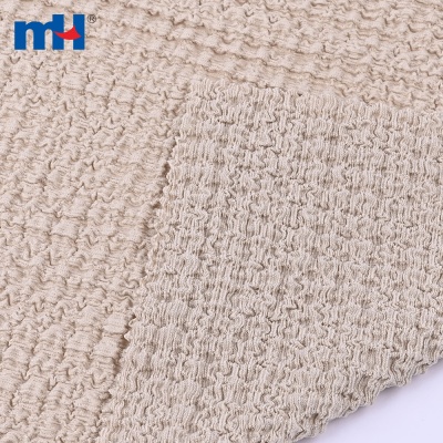 Polyester Spandex Warp Knitted Crepe Tweed Fabric