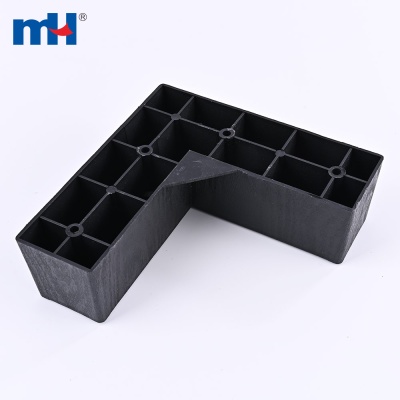 50mm L Shaped Plastic Furniture Feet