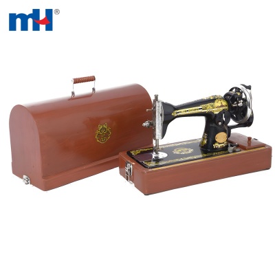 Household Sewing Machine With Wooden Suitcase