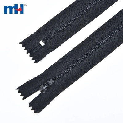 No.3 Nylon Zipper with 4 Cords