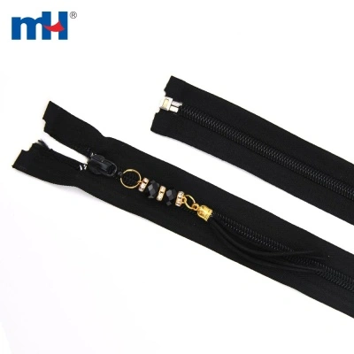 No.5 Nylon Zipper with Stone Puller