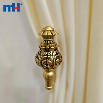 Gold Decorative Resin Curtain Holdback