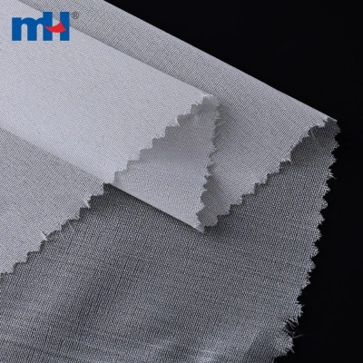 PA Polyester Plain Woven Fusible Interlining Fabric