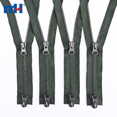 #5 Two-way Metal Flame Resistant Zippers