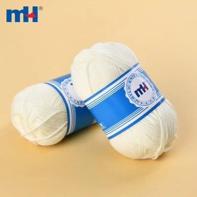 4-Ply Milk Cotton Hand Knitting Yarn