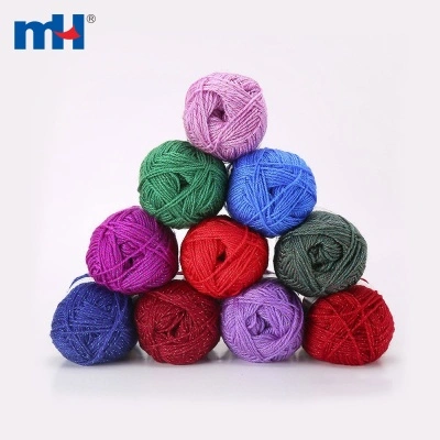 Acrylic Metallic Blend Knitting Yarn
