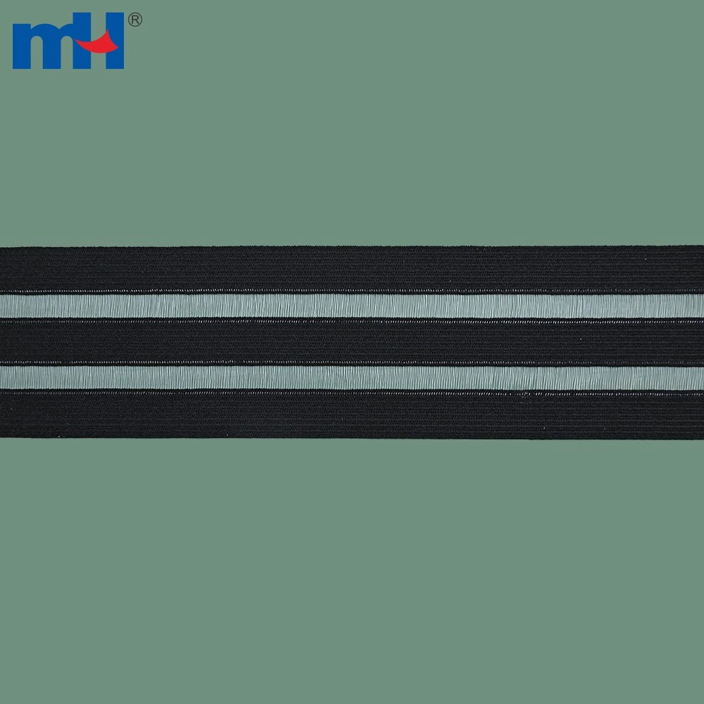 53mm fancy knitting elastic tape 6122-9240 (Black)