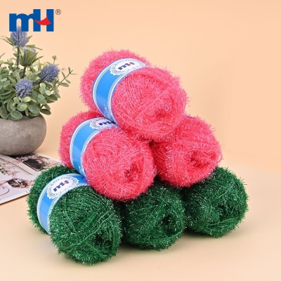 Polyester Scrubby Sparkle Yarn