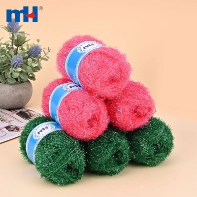 Polyester Scrubby Sparkle Yarn