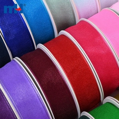 1 inch Nylon Sparkle Organza Ribbon