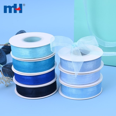 1 inch Polyester Fine Edged Sheer Ribbon