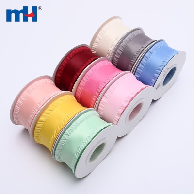 1-1/2" Ruffled Satin Ribbon