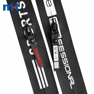 3# Reversed Self-Locking Zipper Slider with PVC Puller