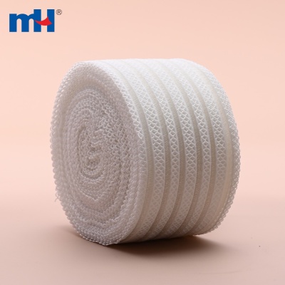 57mm Wavy Edge Grid Hollow Elastic