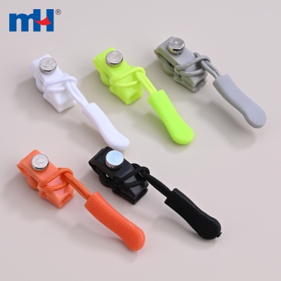Detachable Universal Zipper Slider with Pull Tab