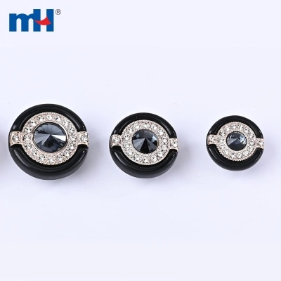 28L/34L/40L Plastic Rhinestone Button