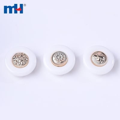 Plastic Rhinestone Button