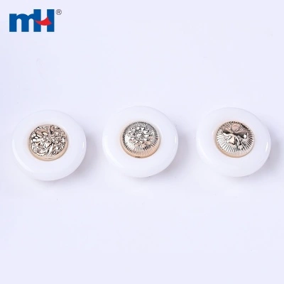 Plastic Rhinestone Button
