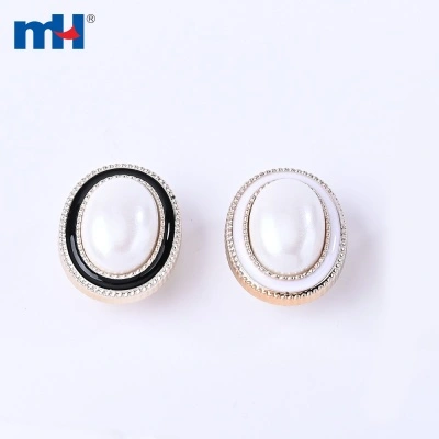 42L Plastic Rhinestone Button