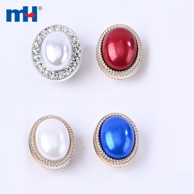 40L 44L Plastic Rhinestone Button
