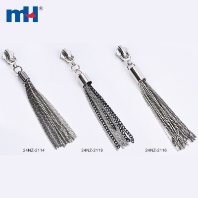 No.5 A/L Zipper Slider with Metal Tassel Puller