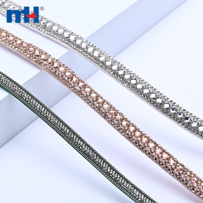 Half-Round Rhinestones Shoelace