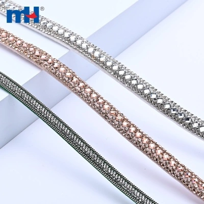 Half-Round Rhinestones Shoelace