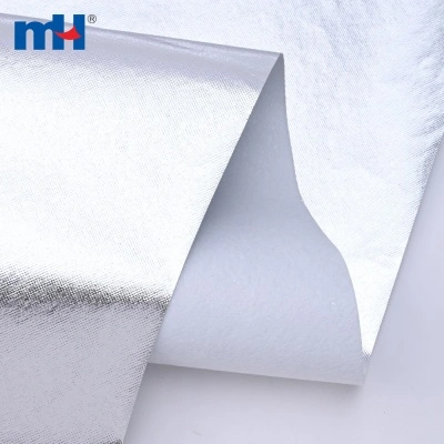 Glossy Diamond-pattern Silver Laminated Spunlace Non-Woven Fabric