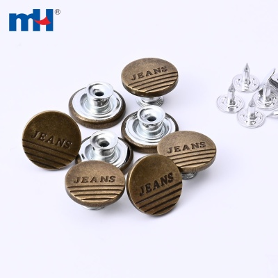 Metal Tack Button for Jeans