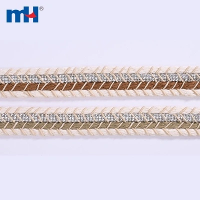 Decorative Rhinestones Sandals Upper Strap