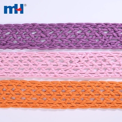 Braided Polyester Shoe Upper Strap