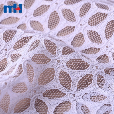 100% Polyester Tricot Lace Fabric