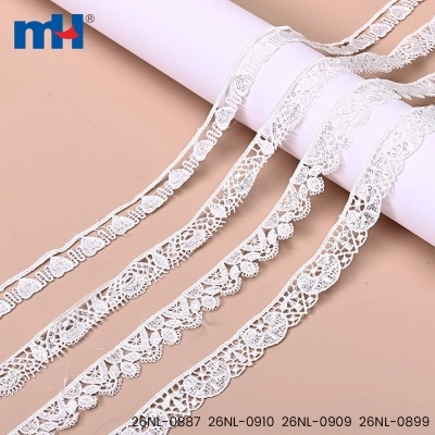 Chemical Lace Trim with Sequins