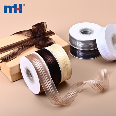 Special Striped Sheer Ribbon