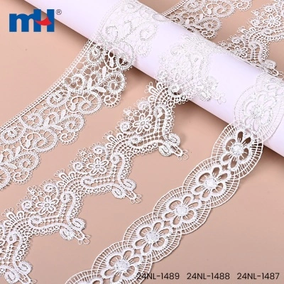 Sequin Chemical Embroidered Lace Trim