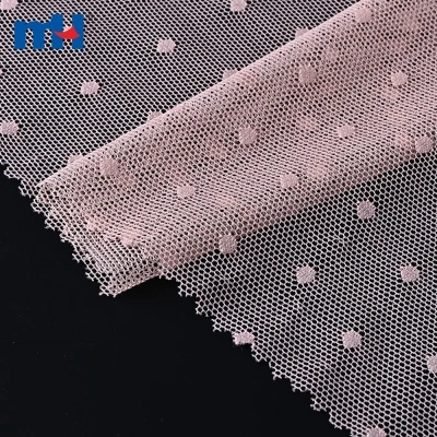 Nylon Spandex Warp-knitted Dot Mesh Net Fabric