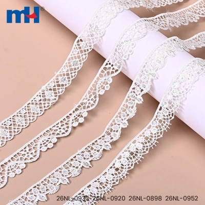 2cm Water Soluble Sequins Chemical Lace Trim