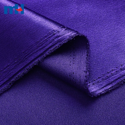 Polyester Glossy American Satin Fabric 160GSM